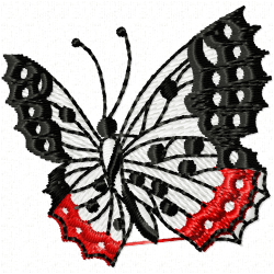 Butterfly Embroidery Design 12